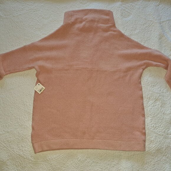 FREE PEOPLE-Ottoman Slouchy Tunic-Dusty Pink-Cotton Blend-Size XS-NEW WITH TAG - Picture 5 of 5